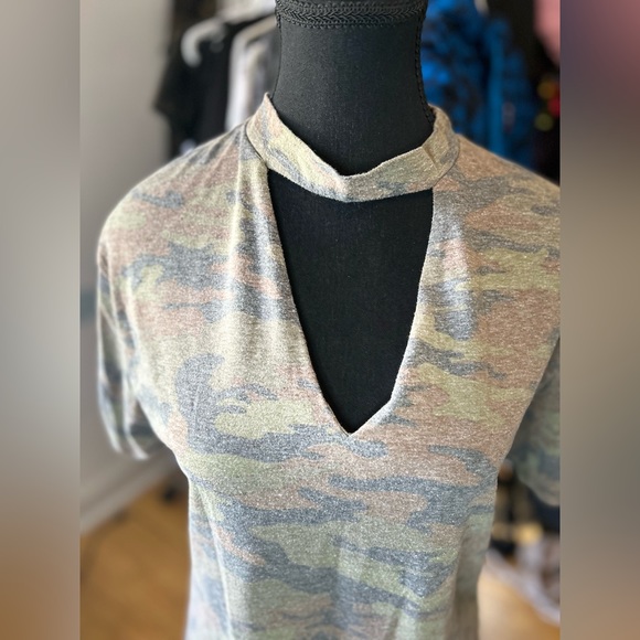 Camo T-Shirt Dress - Small - Picture 3 of 4